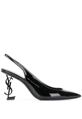 Saint Laurent 'Opium' Slingback-Pumps, 85mm - Schwarz