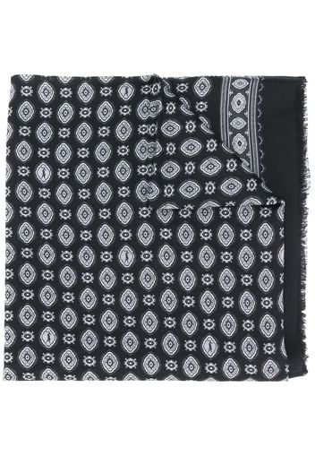 Saint Laurent Schal mit Bandana-Print - Schwarz