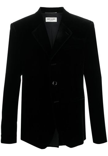 Saint Laurent Einreihiges Sakko - Schwarz