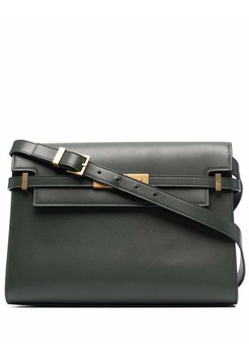 Saint Laurent Gesteppte Monogram Clutch - Grün