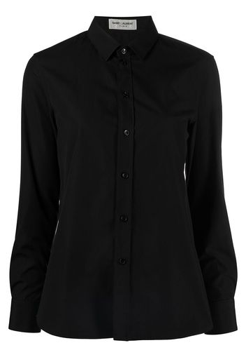 Saint Laurent Klassisches Hemd - Schwarz