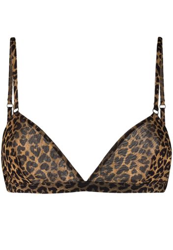 Saint Laurent BH mit Print - Nude