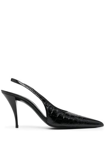 Saint Laurent Viper Slingback-Pumps - Schwarz