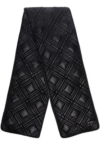 Saint Laurent Gesteppter Schal - Schwarz