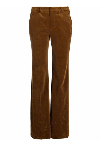 Saint Laurent Cordhose mit geradem Bein - Rot