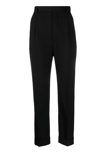 Saint Laurent Klassische Tapered-Hose - Schwarz