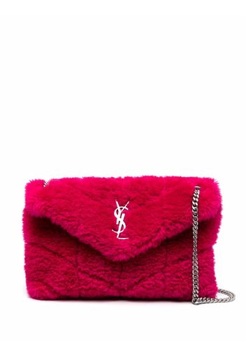 Saint Laurent Lou Lou Puffer quilted shoulder bag - Rosa