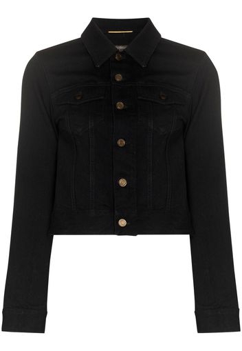 Saint Laurent SAINT LAURENT JKT DNM LS BU FTTD DNM - Schwarz