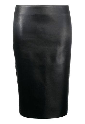 Saint Laurent knee-length pencil skirt - Schwarz