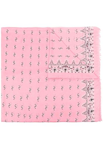 Saint Laurent paisley-print grand-rectangle scarf - Rosa