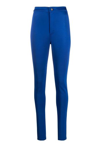 Saint Laurent Hose mit schmalem Schnitt - Blau