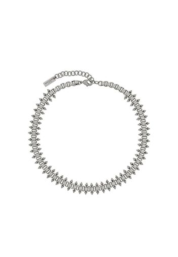 Saint Laurent Choker mit Nieten - Silber