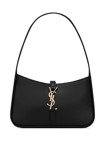 Saint Laurent hobo leather mini bag - Schwarz