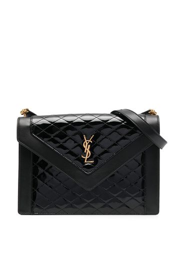 Saint Laurent Gesteppte Gaby Schultertasche - Schwarz