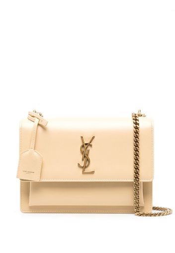 Saint Laurent medium Sunset crossbody bag - Nude