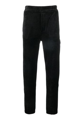 Saint Laurent suede track pants - Schwarz