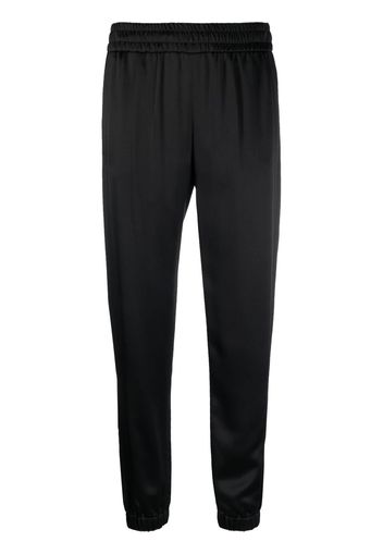 Saint Laurent cropped track pants - Schwarz