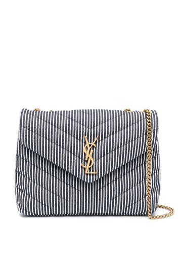 Saint Laurent Loulou Schultertasche - Blau