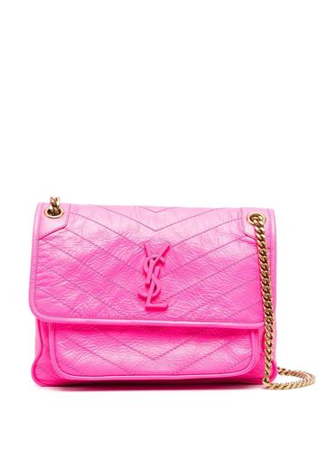 Saint Laurent Mittelgroße Niki Schultertasche - Rosa