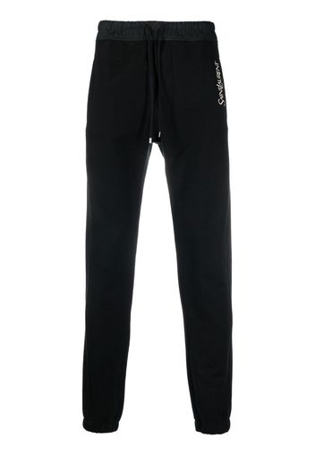 Saint Laurent Jogginghose mit Logo-Stickerei - Schwarz