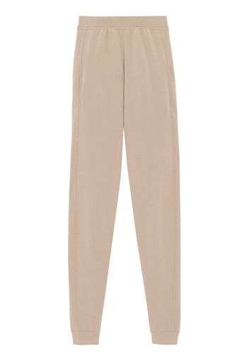 Saint Laurent virgin wool tracking pants - Nude