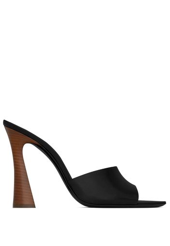 Saint Laurent Suite Mules 105mm - Schwarz