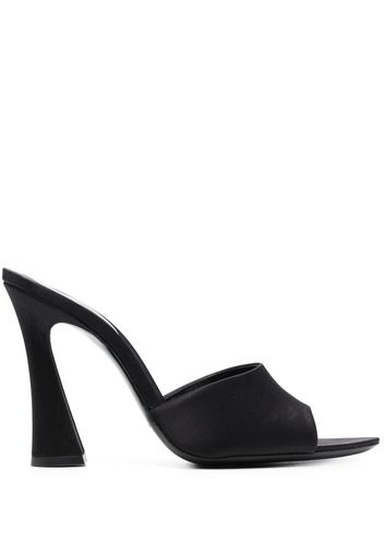 Saint Laurent Suite Pantoletten 105mm - Schwarz