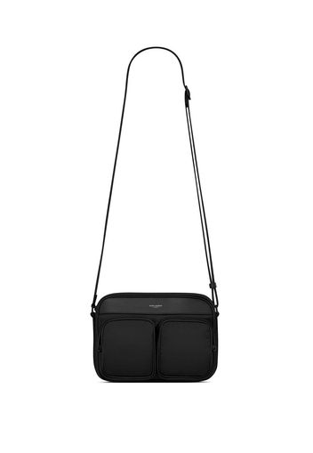 Saint Laurent Schultertasche mit Logo-Print - Schwarz