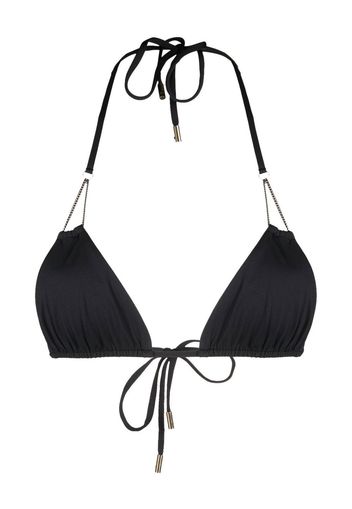 Saint Laurent Bikini mit Kettendetail - Schwarz