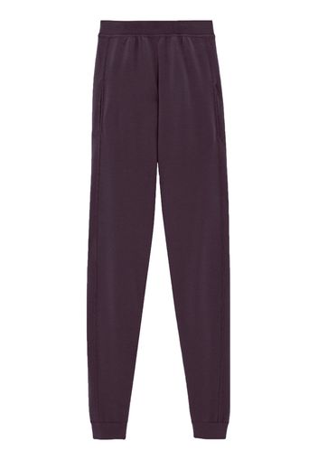 Saint Laurent virgin wool jogging pants - Violett