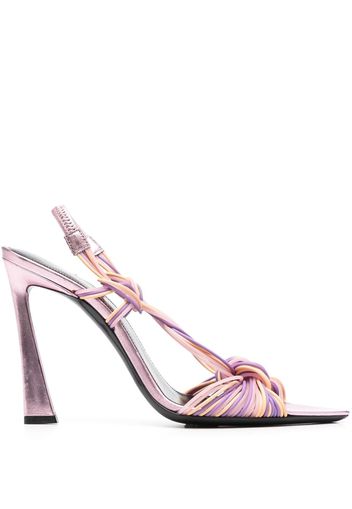 Saint Laurent Scoubi 105 Sandalen - Violett