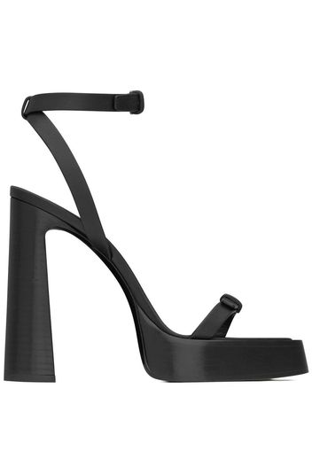 Saint Laurent Platz 105 Plateau-Sandalen - Schwarz