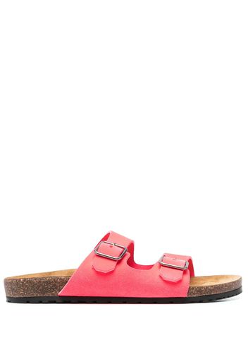 Saint Laurent Jimmy double-strap sandals - Rosa