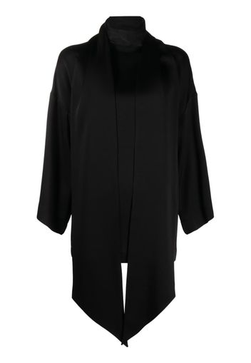 Saint Laurent lavallière-neck blouse - Schwarz