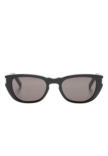 Saint Laurent Sonnenbrille mit eckigem Gestell - Schwarz