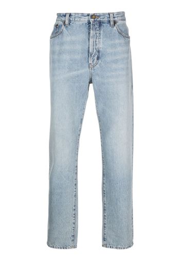 Saint Laurent straight-leg denim jeans - Blau