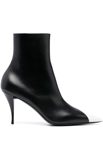 Saint Laurent Jam leather ankle boots - Schwarz