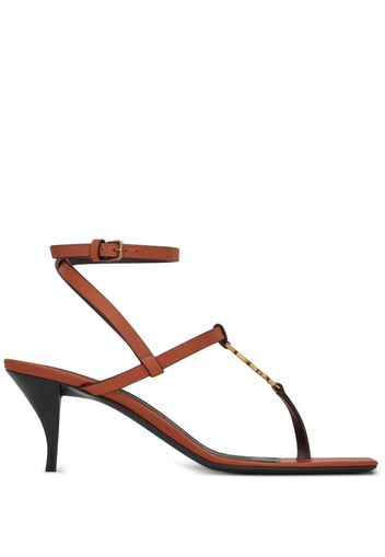 Saint Laurent Cassandra Sandalen 60mm - Braun