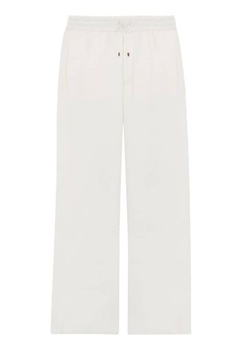 Saint Laurent drawstring cotton track pants - Weiß