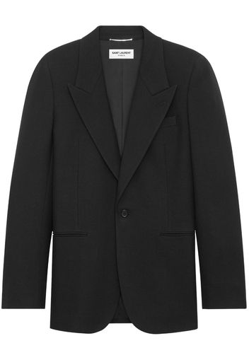 Saint Laurent single-breasted virgin-wool blazer - Schwarz