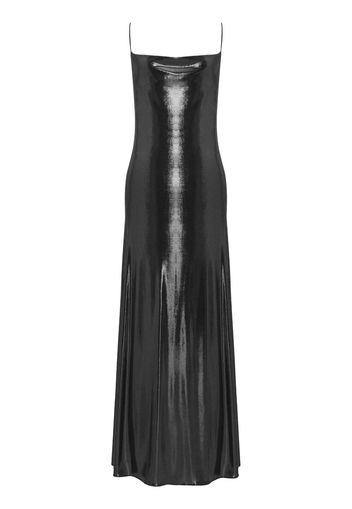 Saint Laurent Gestricktes Maxikleid - Schwarz