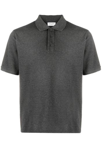 Saint Laurent Kurzärmeliges Poloshirt - Grau