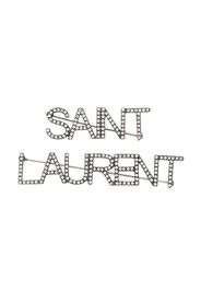Saint Laurent Brosche mit Logo - Silber