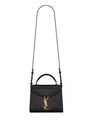 Versace Virtus logo-plaque leather crossbody bag - Weiß