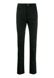 Saint Laurent Skinny-Jeans im Used-Look - Schwarz