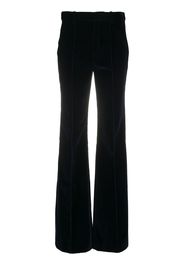 Saint Laurent Hose aus Samt - Blau