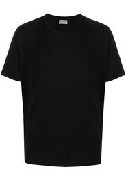 Saint Laurent T-Shirt mit rundem Ausschnitt - Schwarz