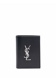 Saint Laurent Portemonnaie mit Logo - Schwarz