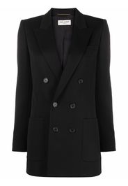 Saint Laurent Doppelreihiger Blazer - 1000 BLACK