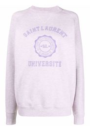 Saint Laurent Pullover im Oversized-Look - Violett